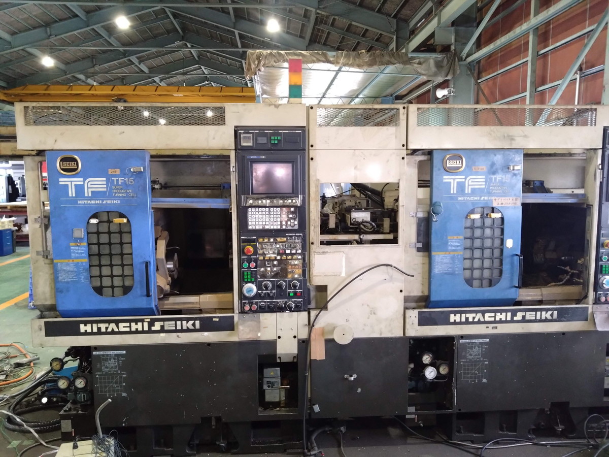 廃棄するNC旋盤